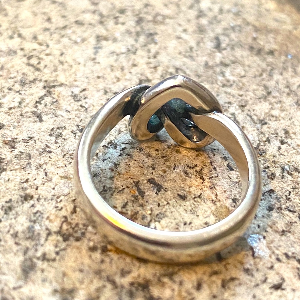 James Avery heavy heart knot ring - Picture 4 of 4